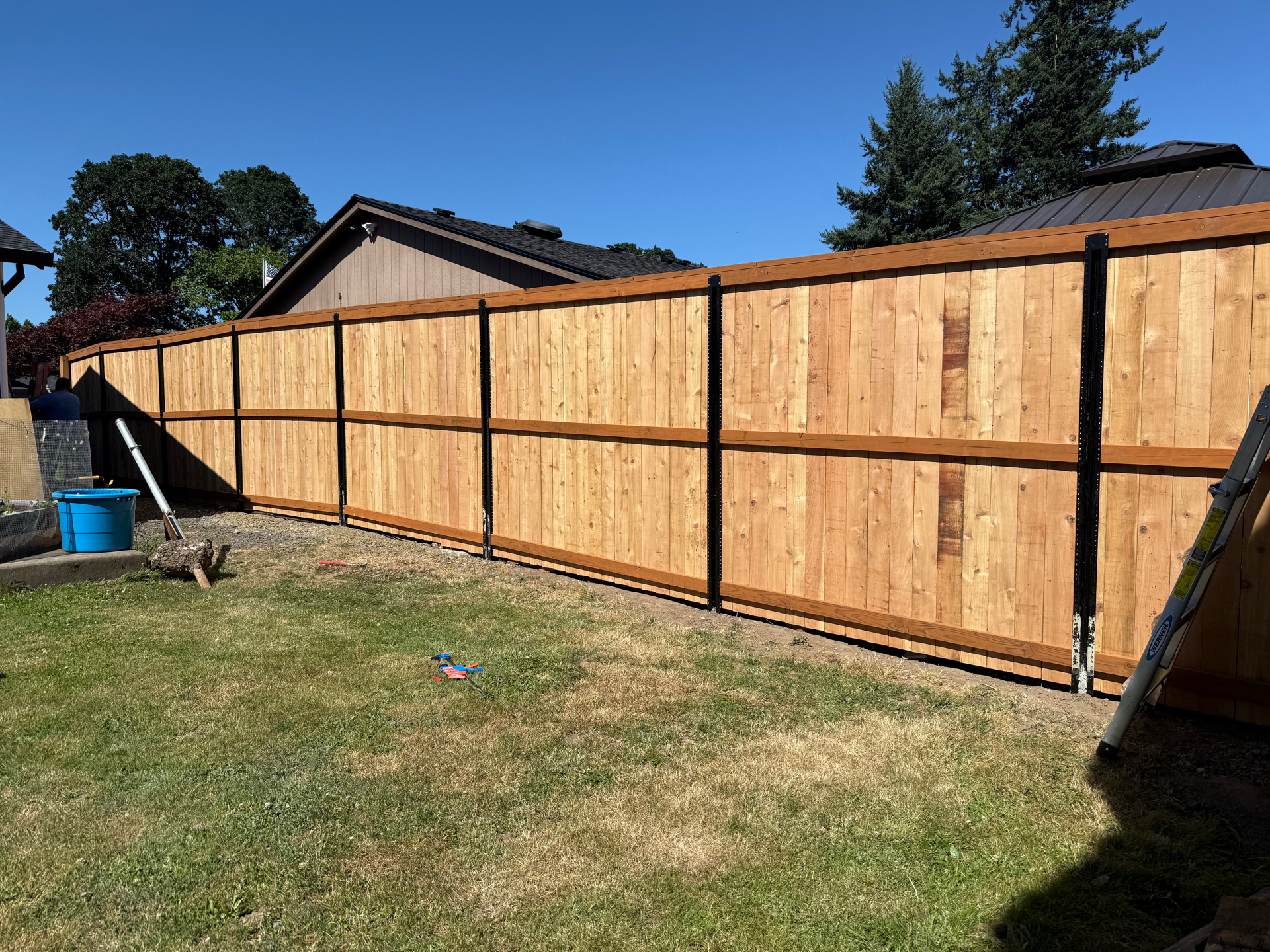 New fence installation in Jefferson, OR